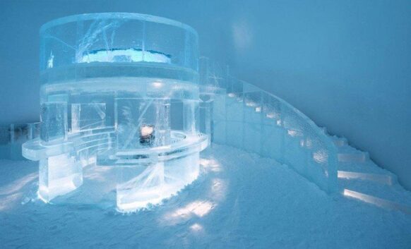 L’hôtel de glace au cercle arctique