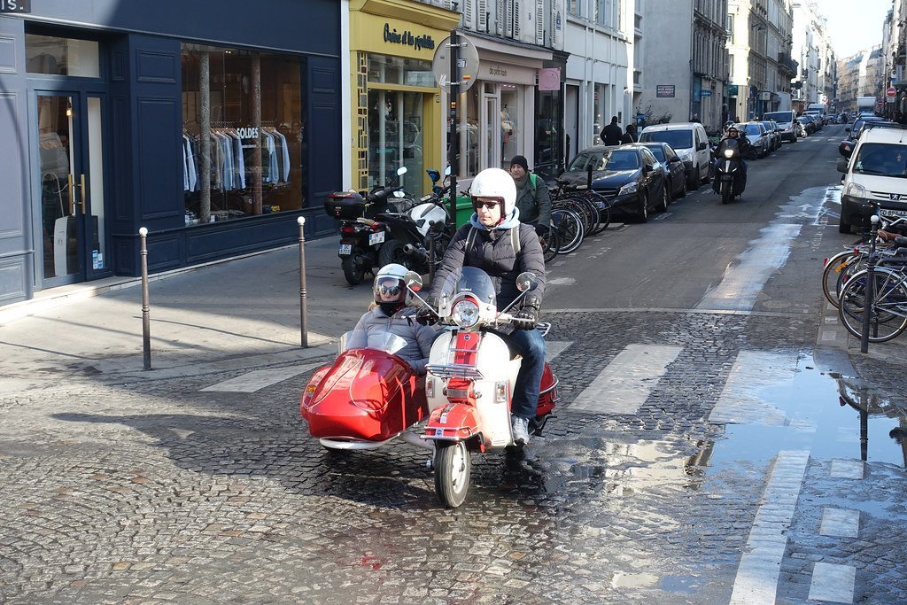 Paris en scooter