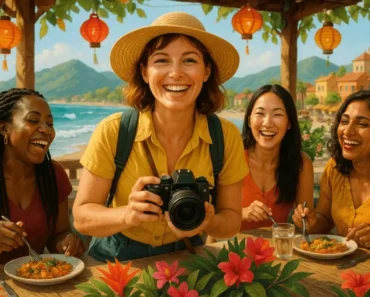 vacances en groupe pour femme seule