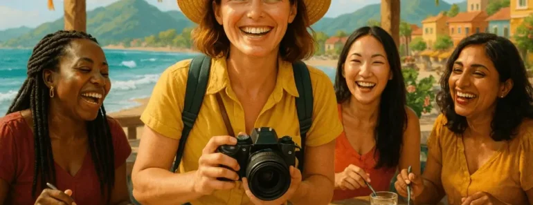 vacances en groupe pour femme seule