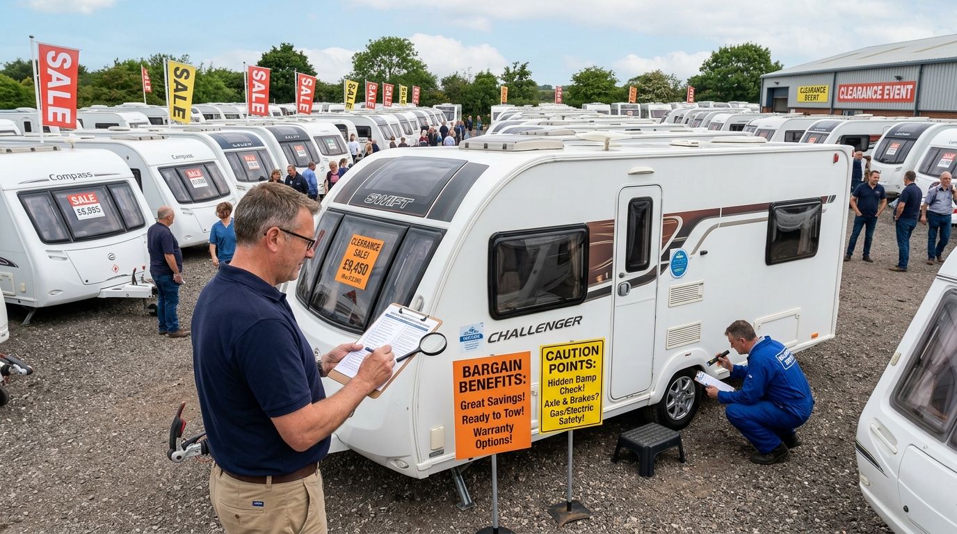 avantages du déstockage de caravanes d'occasion et les points de vigilance